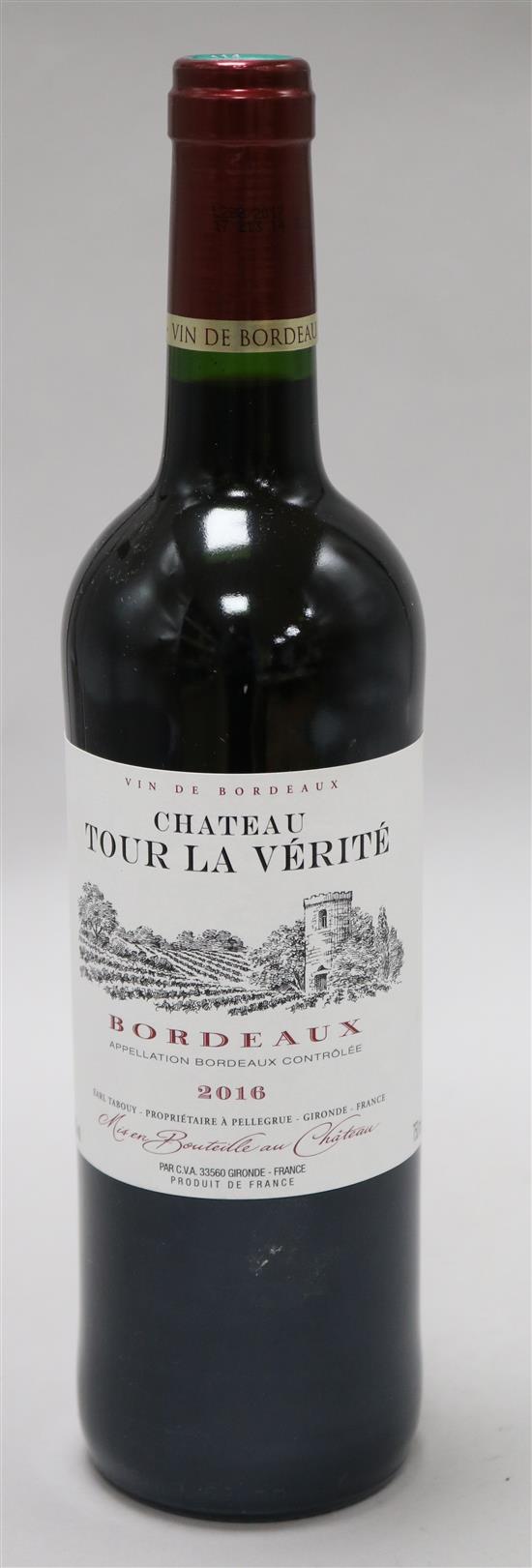 Five bottles of Chateau Tour La Verite 2016